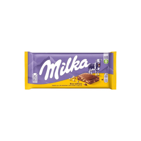 Milka Riso Soffiato Chocolate 100 gm - CAFELAX