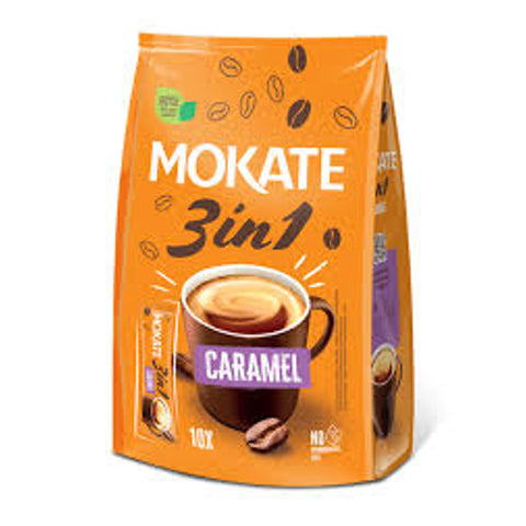 Mokate 3*1 Caramel Flavour Instant Coffee - 10 Sachets