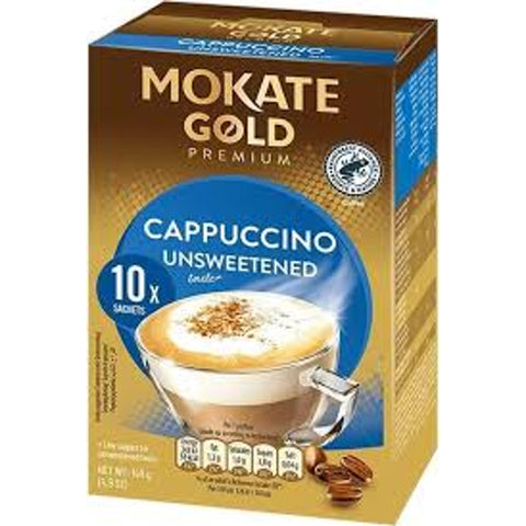 Mokate Gold Cappuccino Unsweetened Instant Coffee - 10 Sachets