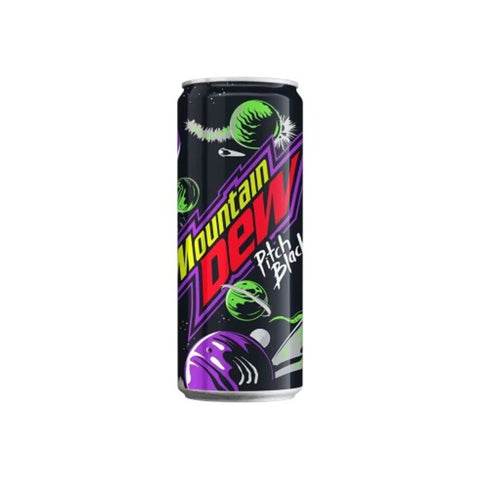 Mountain Dew Pitch Black Soda Drink 330ml