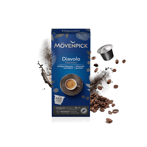 Movenpick Diavolo Espresso Coffee Capslules - 10 Capsules - CAFELAX