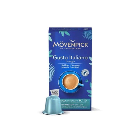 Movenpick Gusto Italiano Lungo Coffee Capslules - 10 Capsules - CAFELAX