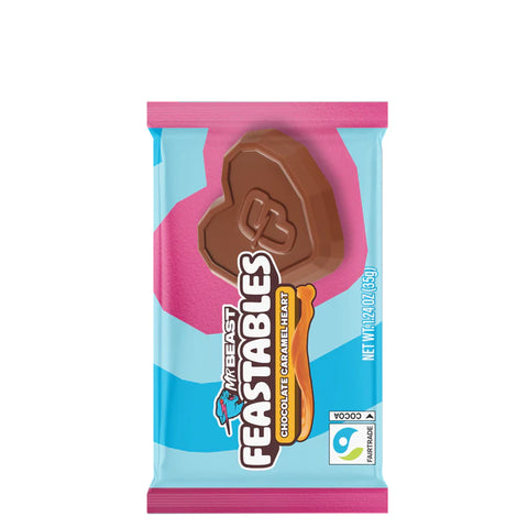 Mr Beast Feastables Chocolate Caramel Heart 35g