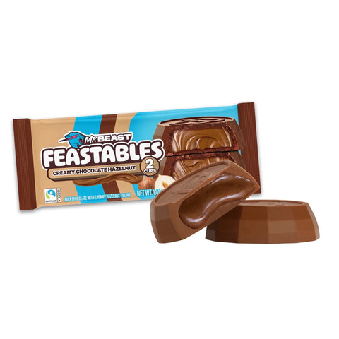 Mr Beast Feastables Creamy Chocolate Hazelnut Bar 40g