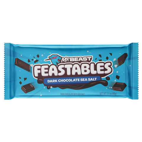 Mr Beast Feastables Dark Chocolate Sea Salt Chocolate 60g