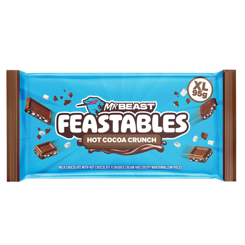 Mr Beast Feastables Hot Cocoa Crunch Chocolate 95g