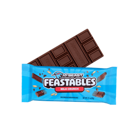 Mr Beast Feastables Milk Crunch Chocolate Bar 60g - CAFELAX