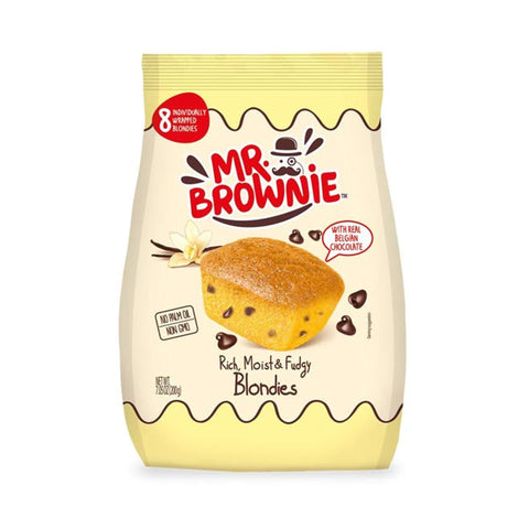 Mr. Brownie Blondies with Chocolate Chips Brownies Cake 200g
