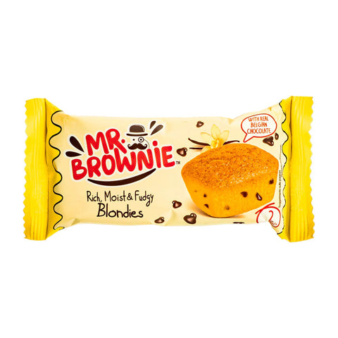 Mr. Brownie Blondies with Chocolate Chips Brownies Cake 50g
