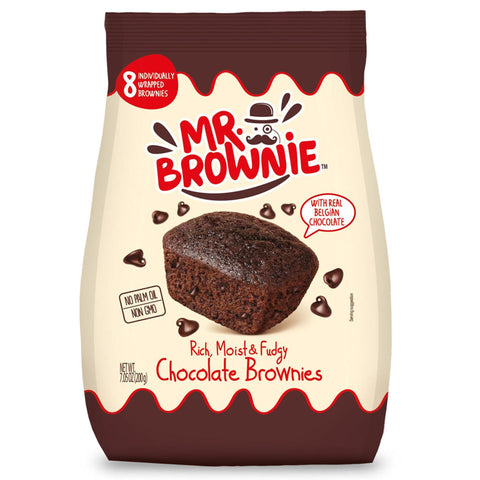 Mr. Brownie Chocolate with Chocolate Chips Brownies Cake 200g