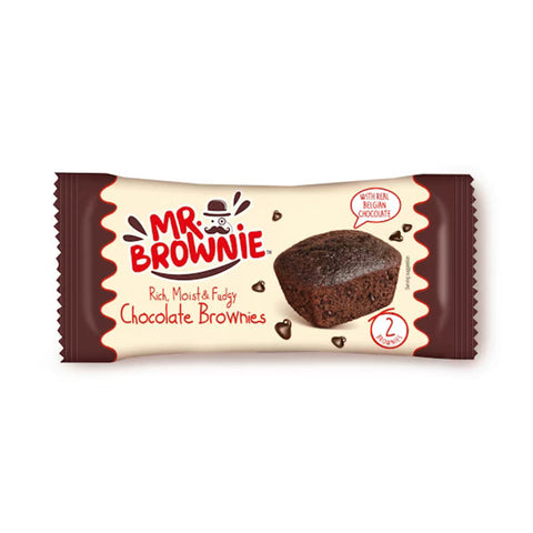 Mr. Brownie Chocolate with Chocolate Chips Brownies Cake 50g