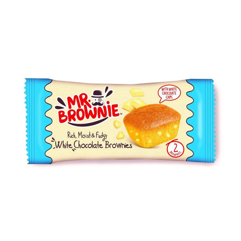 Mr. Brownie White with Chocolate Chips Brownies Cake 50g