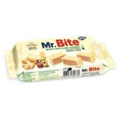 Mr.Bite White Chocolate Hazelnut Wafer 38g
