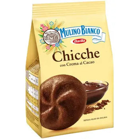 Mulino Bianco Chicche Pastry Biscuits Filled With Cacao Cream 200g