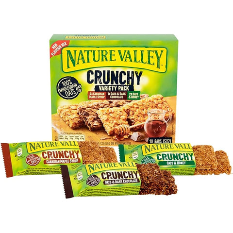 Nature Valley Crunchy Variety Pack 10 Bars - 210g