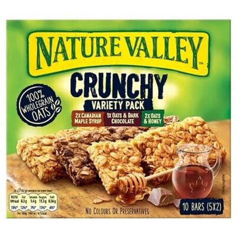 Nature Valley Crunchy Variety Pack 10 Bars - 210g