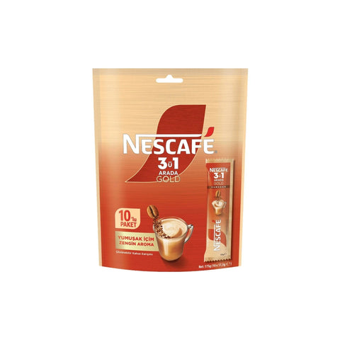 Nescafe 3*1 Arada Gold Yumusak - 10 Sachets