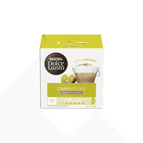 Nescafe Cappuccino Skinny & Light Dolce Gusto Coffee Capsules - 16 Capsules - CAFELAX