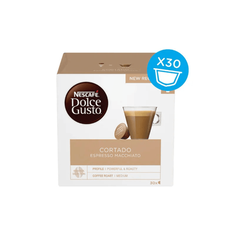 Nescafe Cortado Espresso Macchiato Dolce Gusto Coffee Capsules - 30 Capsules - CAFELAX