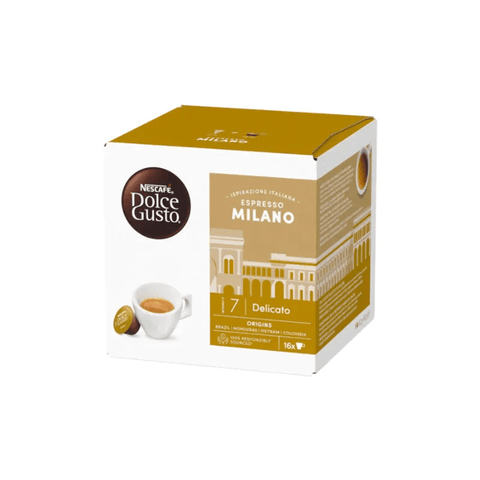 Nescafe Espresso Milano Dolce Gusto Coffee Capsules - 16 Capsules - CAFELAX