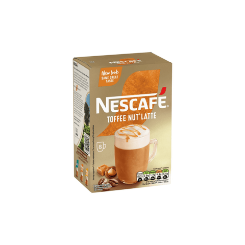 Nescafe Toffee Nut Latte 8 Sachets - CAFELAX