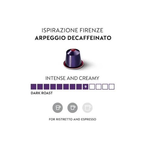 Nespresso Arpeggio Decaffeinato Coffee Capsules - 10 Capsules - CAFELAX