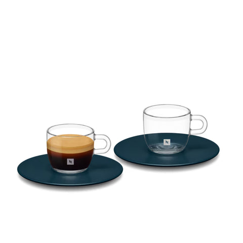 Nespresso Signature Espresso Set - 2 Cup & 2 Saucers - 80ml