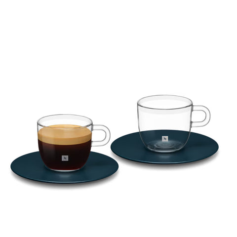 Nespresso Signature Lungo Set - 2 Cups & 2 Saucers - 180ml