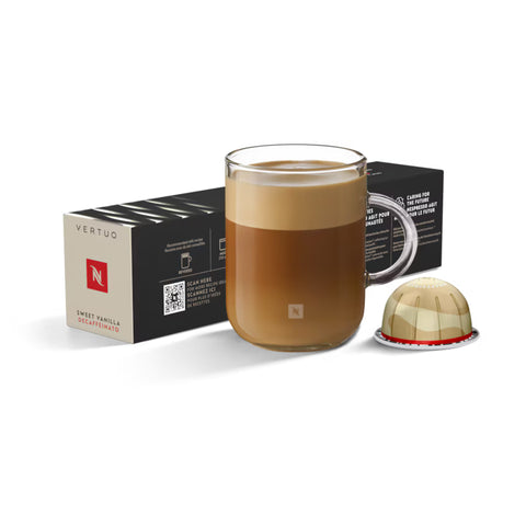 Nespresso Sweet Vanilla Decaffeinato Vertuo Capsules - 10 Capsules