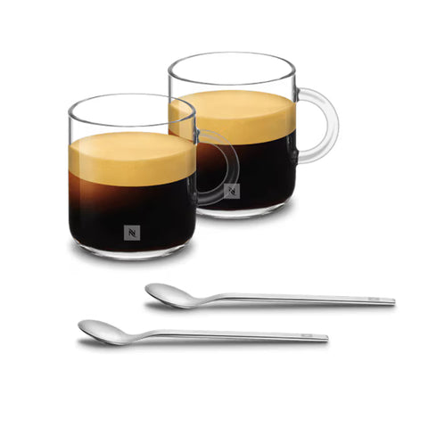 Nespresso Vertuo Gran Lungo Set - 2*Cups & 2*Spoons - 265ml