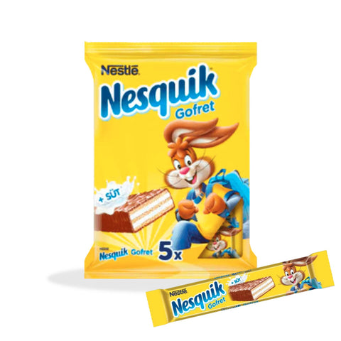 Nesquik Gofret Chocolate Wafer With Milk Chocolate - 5 Pieces - 95g