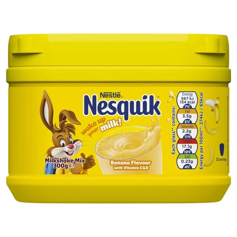 Nesquik Vitamin C&D Milk Shake Mix With Banana Flavor Powder 300g