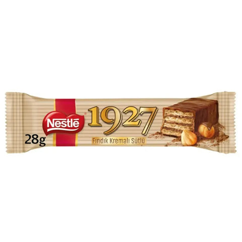 Nestle 1927 Gofret Chocolate With Hazelnut Wafer 28g
