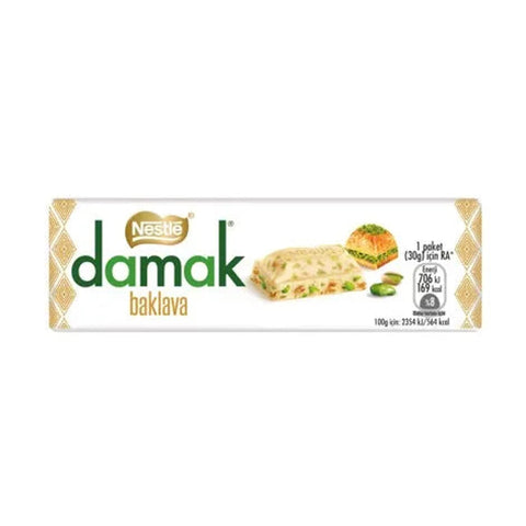Nestle Damak Baklava White Chocolate Pistachio 30g