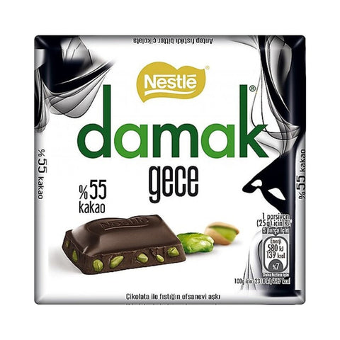 Nestle Damak Dark Chocolate With Pistachio 60g