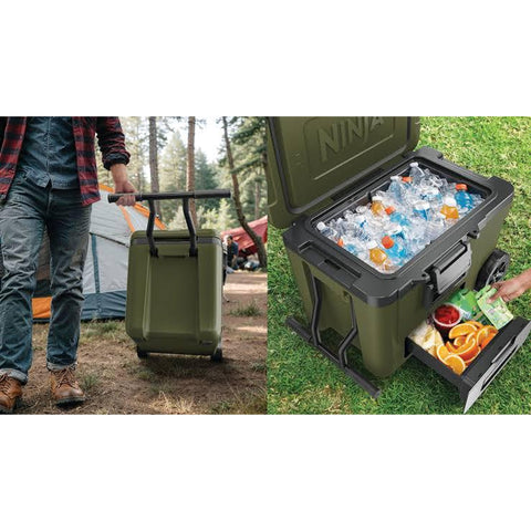 Ninja FrostVault 45QT/42L Wheeled Cooler with Dry Zone