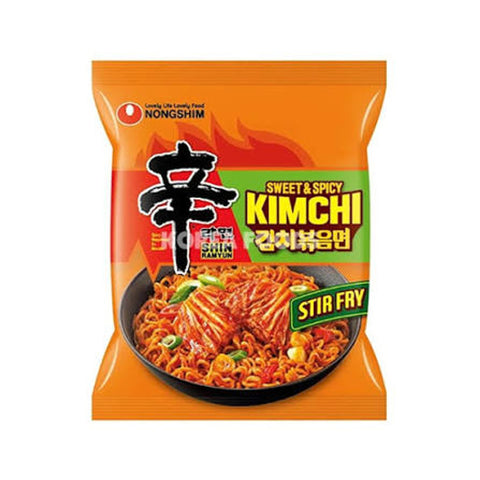 Nongshim Shin Kimchi Sweet & Spicy Stir Fry Noodles 137g