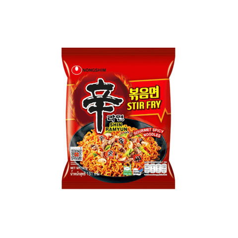 “EXD: 3-7-2025” Nongshim Shin Ramyun Spicy Stir Fry Noodles 131g - CAFELAX