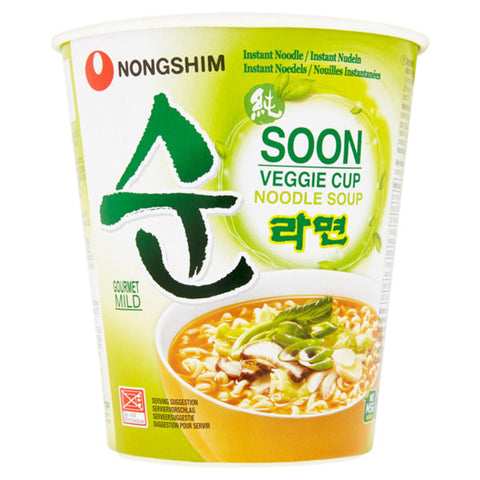 Nongshim Soon Veggie Cup Noodles Soup 67g