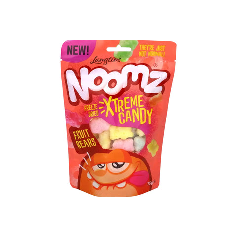 Noomz Xtreme Fruit Bears Candy 75g