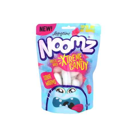Noomz Xtreme Sour Worms Candy 55g