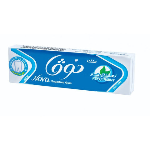 Nova Peppermint Sugar Free Chewing Gum 5 Sticks