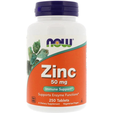Now Zinc 50 mg - 250 Tablets