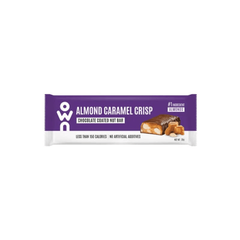 OWN Almond Caramel Crisp Chocolate Coated Nut Healthy Bar - 35g - CAFELAX