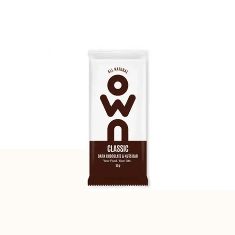 OWN Classic Dark Chocolate & Nuts Bar - 55g - CAFELAX