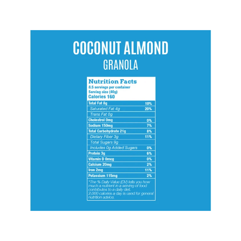 OWN Coconut Almonds Granola 350g - CAFELAX