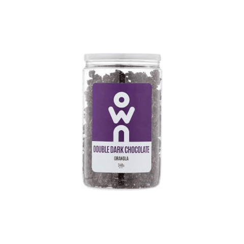 OWN Double Dark Chocolate Nuts Granola 350g - CAFELAX