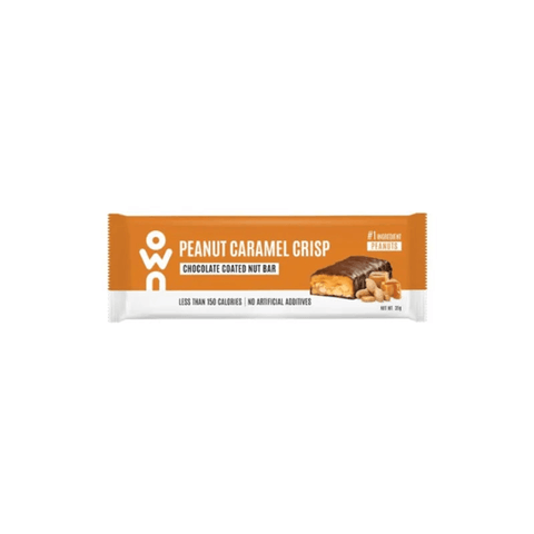 OWN Peanut Caramel Crisp Chocolate Coated Nut Healthy Bar - 35g - CAFELAX