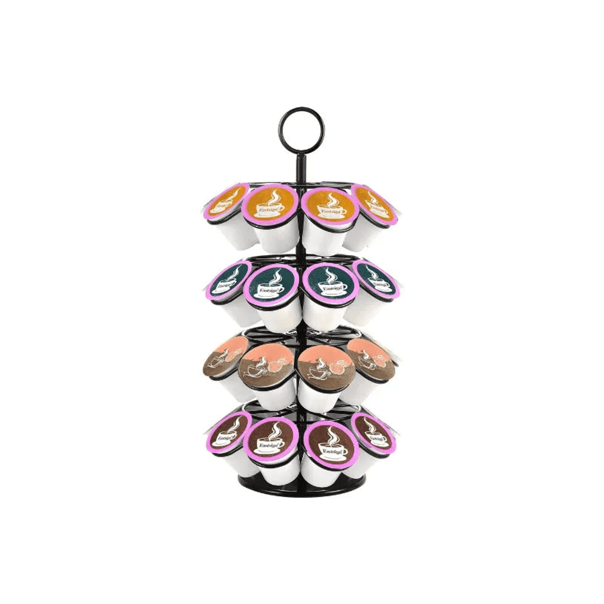 Oasiswj Nespresso Capsules Carousel Holder - 40 Capsules - Black – CAFELAX