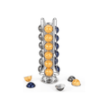 Oasiswj Nespresso Vertuo Capsules Holder - 24 Capsules - Silver - CAFELAX